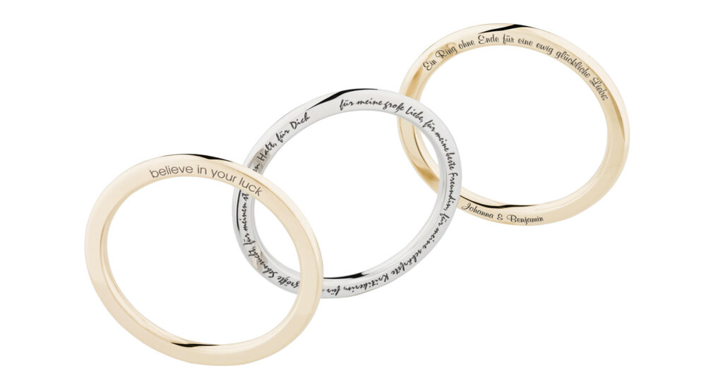 カスタマイズの自由度で魅せる細身の重ね付けリング